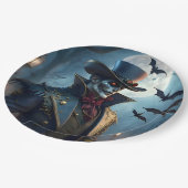 ハロウィーンスティームパンクサザンソルテンダーゾンビ ペーパープレート (アングル)