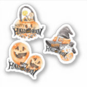 ハロウィーンステッカーのセット シール (正面)