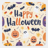 ハロウィーンステッカー – エンチャントのTouchを追加! スクエアシール (正面)