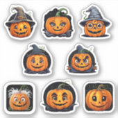 ハロウィーンステッカー – カボチャ シール (正面)