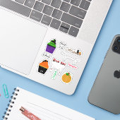 ハロウィーンステッカー シール (ノートパソコンとiPhone)