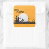 ハロウィーンステッカー スクエアシール (バッグ)