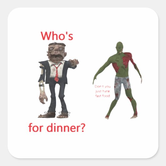 ハロウィーンステッカー スクエアシール (正面)