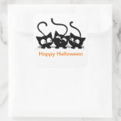 ハロウィーンステッカー スクエアシール (バッグ)