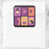 ハロウィーンステッカー スクエアシール (バッグ)