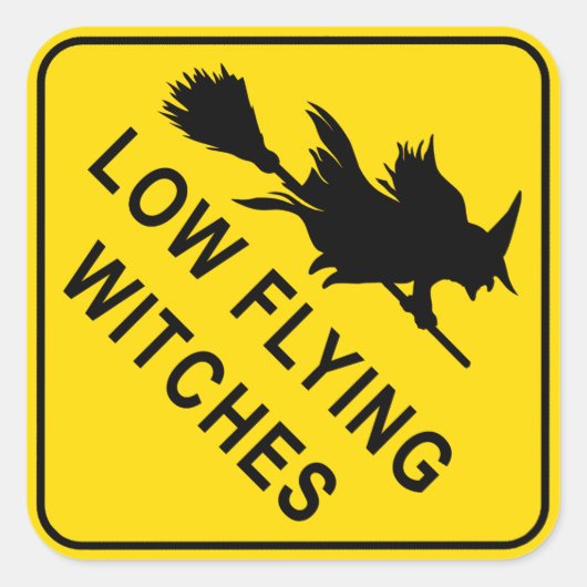 ハロウィーンステッカー スクエアシール (正面)