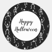 ハロウィーンステッカー ラウンドシール (正面)
