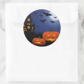 ハロウィーンステッカー ラウンドシール (バッグ)