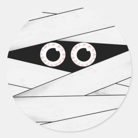 ハロウィーンステッカー ラウンドシール (正面)