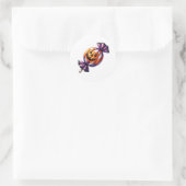 ハロウィーンステッカー ラウンドシール (バッグ)