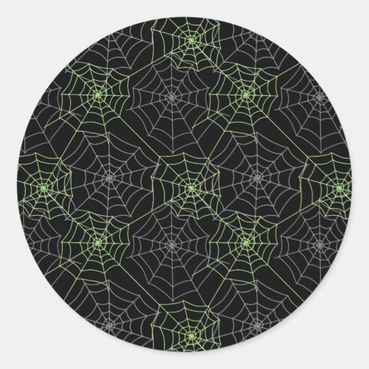 ハロウィーンステッカー ラウンドシール (正面)