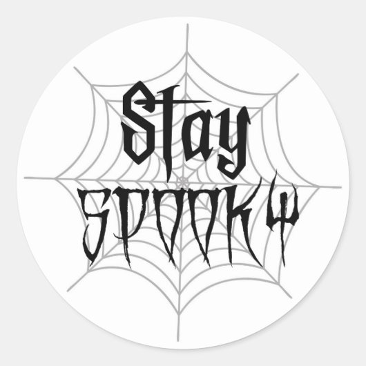 ハロウィーンステッカー ラウンドシール (正面)