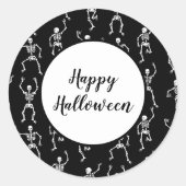 ハロウィーンステッカー ラウンドシール (正面)