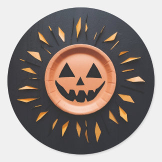 ハロウィーンステッカー ラウンドシール