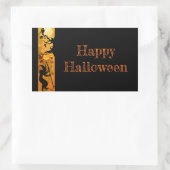 ハロウィーンステッカー 長方形シール (バッグ)