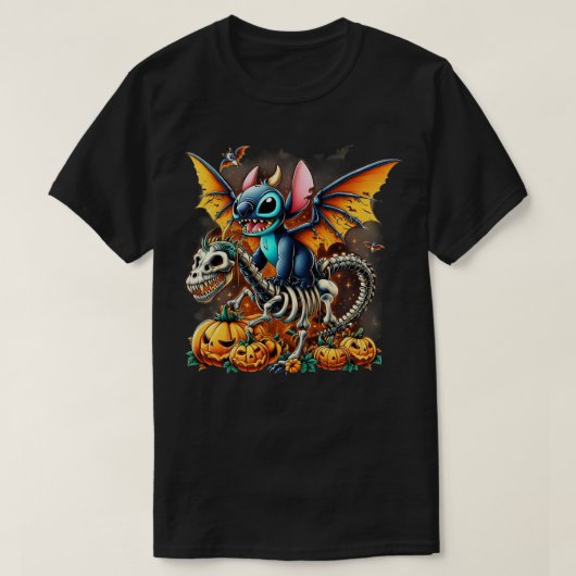 ハロウィーンステッチ Tシャツ (デザイン正面)