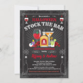 ハロウィーンストックザバーパーティの招待状 招待状 (正面)