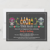 ハロウィーンストックザバー婚約パーティ 招待状 (正面)
