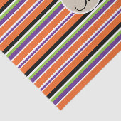 ハロウィーンストライプズクラフトモノグラムレターイニシャル 薄葉紙 (詳細)