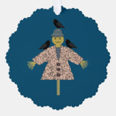 ハロウィーンストローかかしとラヴェンスカスタムズ オーナメントカード (正面)