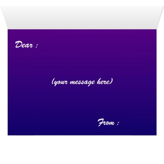 ハロウィーンスパイダーウェブグリーティングカード (内部横(下))