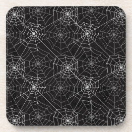 ハロウィーンスパイダーウェブパターン | コースター