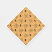 ハロウィーンスパイダーウェブパターン スタンダードランチョンナプキン (角)