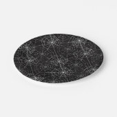 ハロウィーンスパイダーウェブパターン | ペーパープレート (アングル)