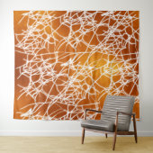 ハロウィーンスパイダーウェブ写真の背景タペストリー タペストリー (インサイチュ(横))