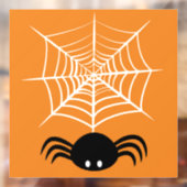 ハロウィーンスパイダーウェブ ウィンドウサイン (シート2)