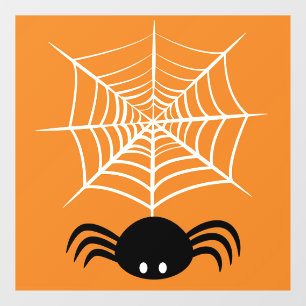 ハロウィーンスパイダーウェブ ウィンドウサイン