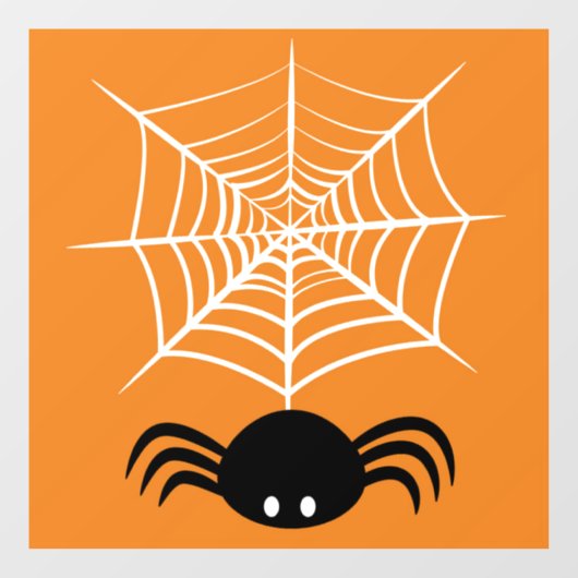ハロウィーンスパイダーウェブ ウィンドウサイン (シート)