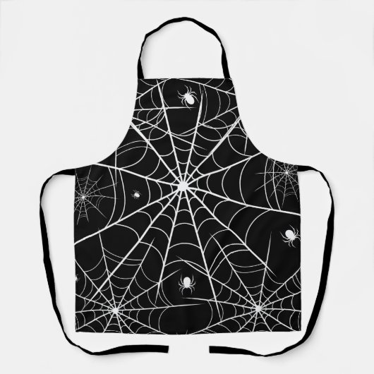 ハロウィーンスパイダーウェブ エプロン (正面)