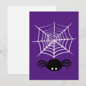ハロウィーンスパイダーウェブ エンクロージャーカード (正面/裏面)