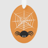ハロウィーンスパイダーウェブ オーナメント (裏面)