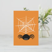 ハロウィーンスパイダーウェブ カード (スタンド正面)