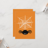 ハロウィーンスパイダーウェブ カード (正面/裏面インサイチュ)
