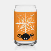 ハロウィーンスパイダーウェブ ガラス缶 (裏面)