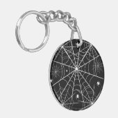 ハロウィーンスパイダーウェブ キーホルダー (正面左)