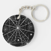 ハロウィーンスパイダーウェブ キーホルダー (裏面)
