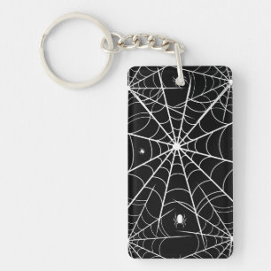 ハロウィーンスパイダーウェブ キーホルダー