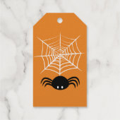 ハロウィーンスパイダーウェブ ギフトタグ (裏面)