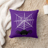 ハロウィーンスパイダーウェブ クッション (ブランケット)