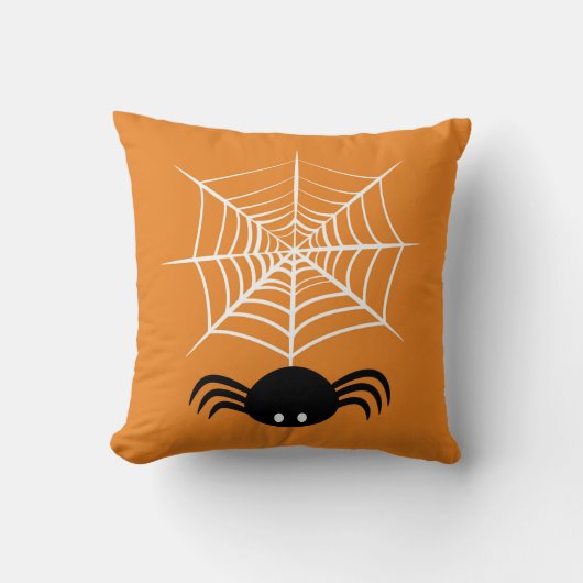 ハロウィーンスパイダーウェブ クッション (正面)