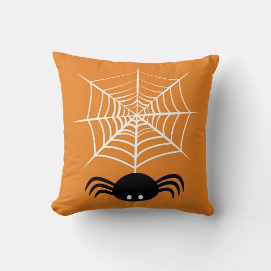 ハロウィーンスパイダーウェブ クッション (正面)