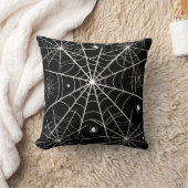 ハロウィーンスパイダーウェブ クッション (ブランケット)
