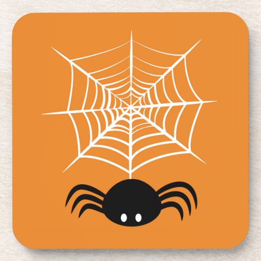 ハロウィーンスパイダーウェブ コースター (正面)