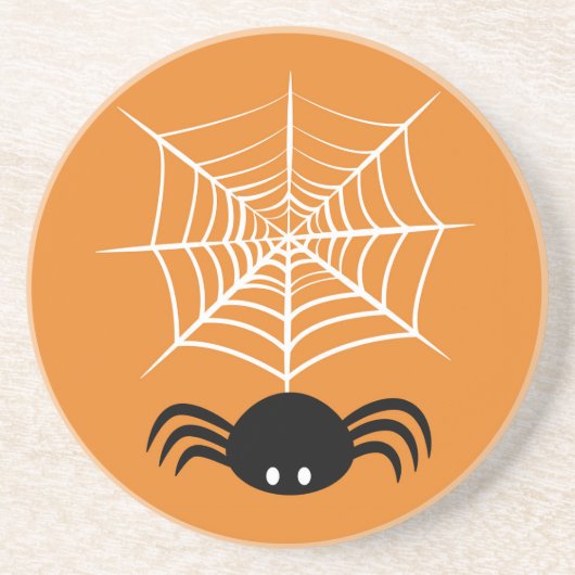 ハロウィーンスパイダーウェブ コースター (正面)