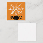 ハロウィーンスパイダーウェブ スクエア名刺 (正面/裏面)