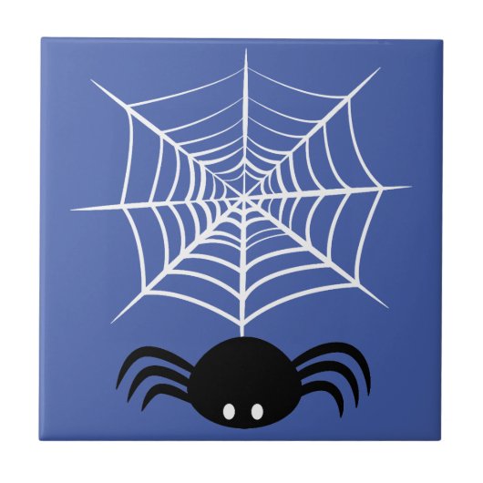ハロウィーンスパイダーウェブ タイル (正面)